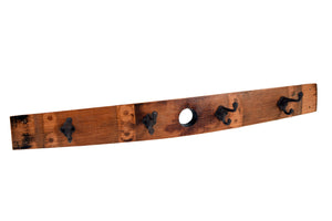 Wine Barrel Stave Coat Rack