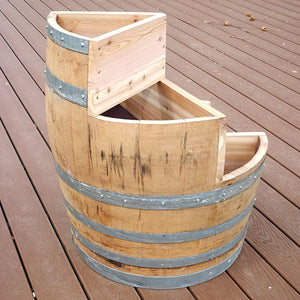 Wine Barrel Planter